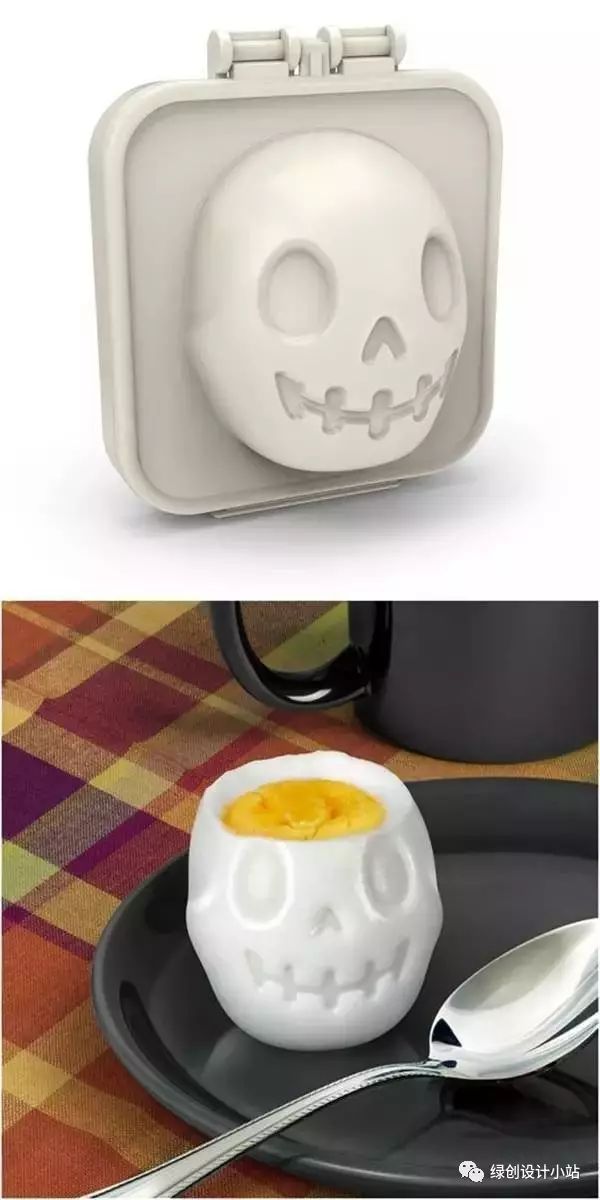 骷髅鸡蛋模具,设计师的童趣设计