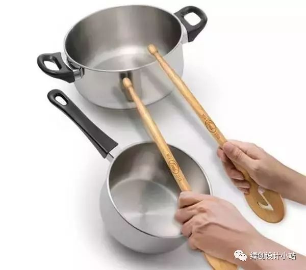 鼓槌木勺子,设计师的童趣设计